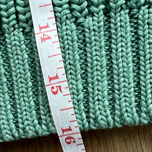 Z Supply Teal Knit Crop Top Size L - Picture 12 of 15
